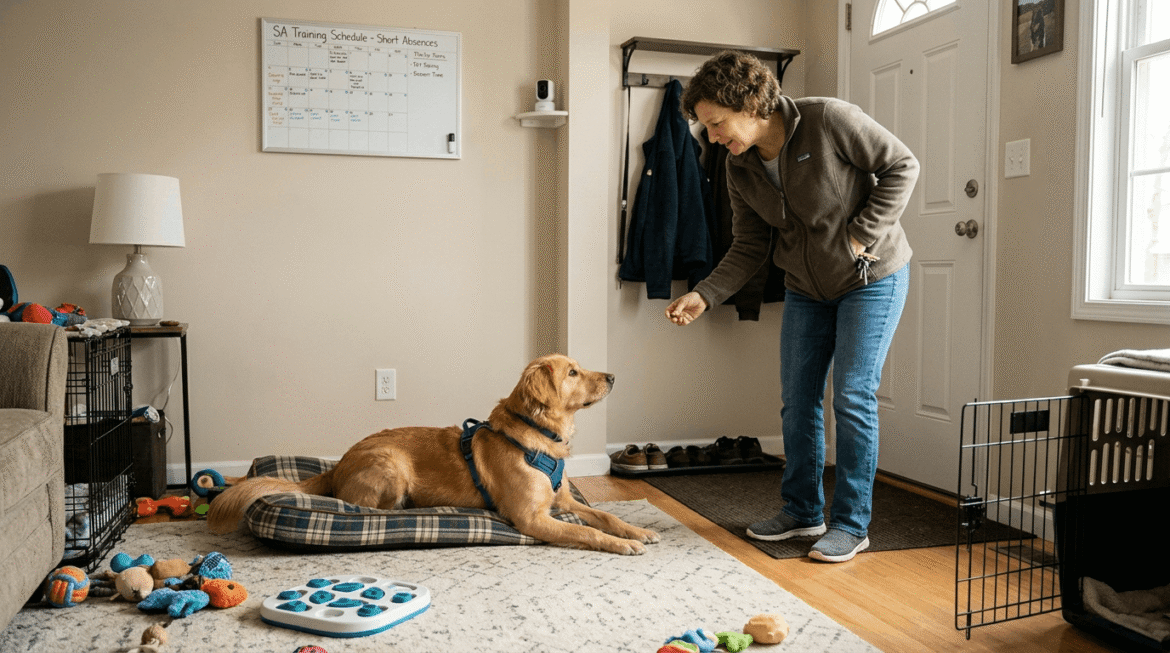 Dog separation anxiety training techniques and methods
